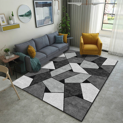 Luxury Abstract Carpet: Elegant Gradient for Simple Bedrooms