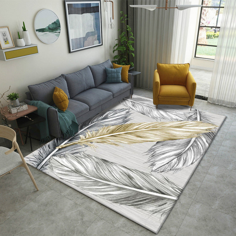 Luxury Abstract Carpet: Elegant Gradient for Simple Bedrooms