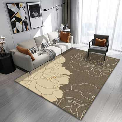 Luxury Abstract Carpet: Elegant Gradient for Simple Bedrooms