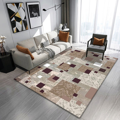 Luxury Abstract Carpet: Elegant Gradient for Simple Bedrooms