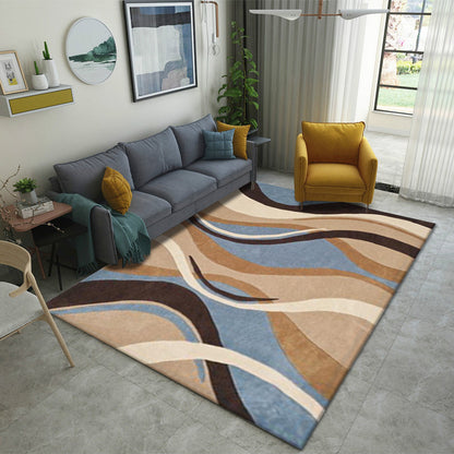 Luxury Abstract Carpet: Elegant Gradient for Simple Bedrooms