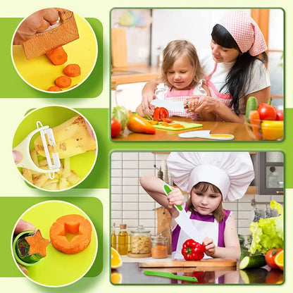 13 Pieces Montessori Kitchen Tools for Toddlers