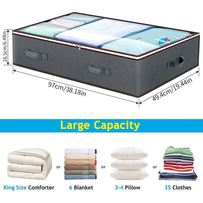 1PC Foldable Storage Box with Bed Bottom